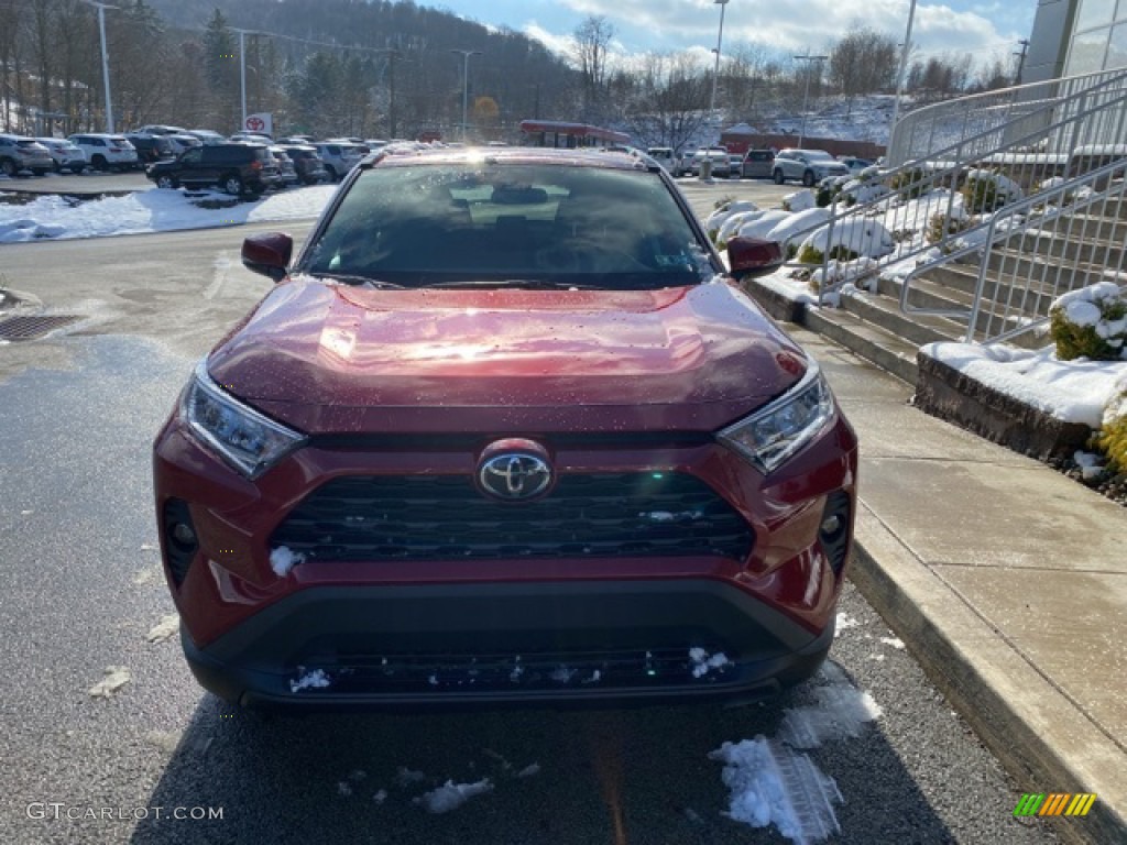 2021 RAV4 XLE AWD - Ruby Flare Pearl / Black photo #12