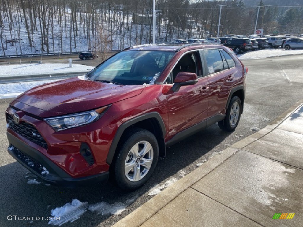 2021 RAV4 XLE AWD - Ruby Flare Pearl / Black photo #13