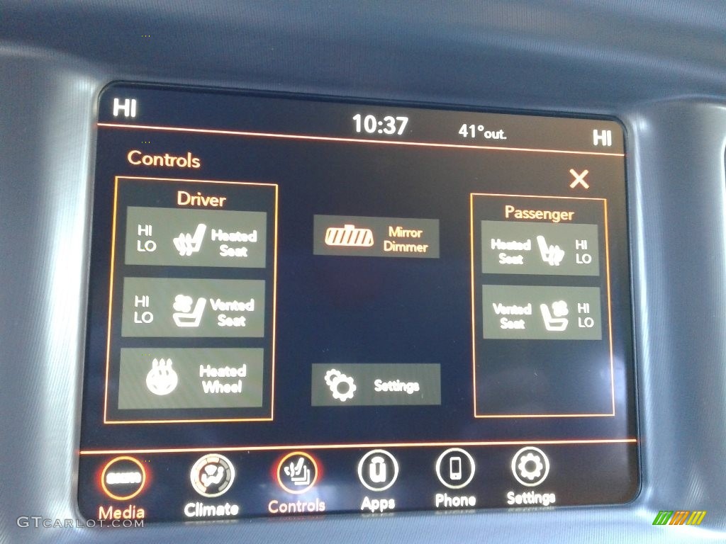 2021 Dodge Charger R/T Plus Controls Photo #140365770