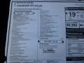 2021 Dodge Charger R/T Plus Window Sticker