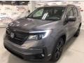 2021 Modern Steel Metallic Honda Pilot EX-L AWD  photo #3