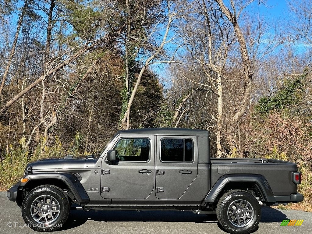 2021 Gladiator 80th Anniversary Edition 4x4 - Granite Crystal Metallic / Black photo #1