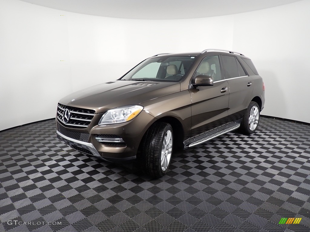 2014 ML 350 4Matic - Dakota Brown Metallic / Almond Beige photo #12