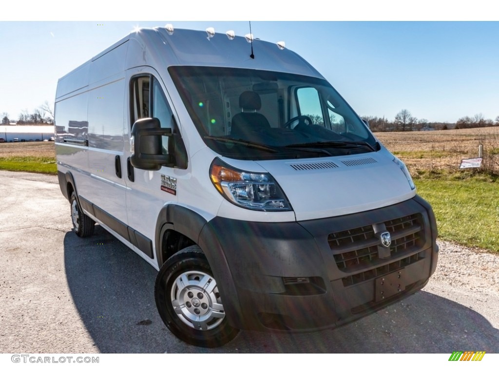 2018 ProMaster 3500 High Roof Cargo Van - Bright White / Black photo #1