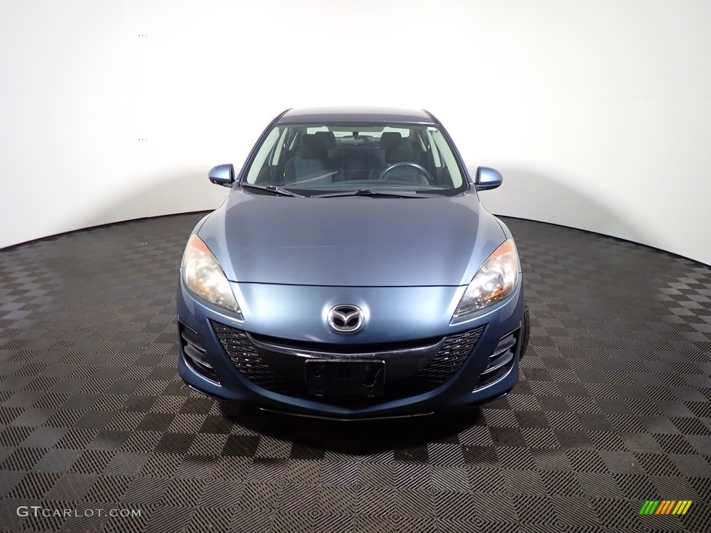 2010 MAZDA3 i Sport 4 Door - Gunmetal Blue Mica / Black photo #4