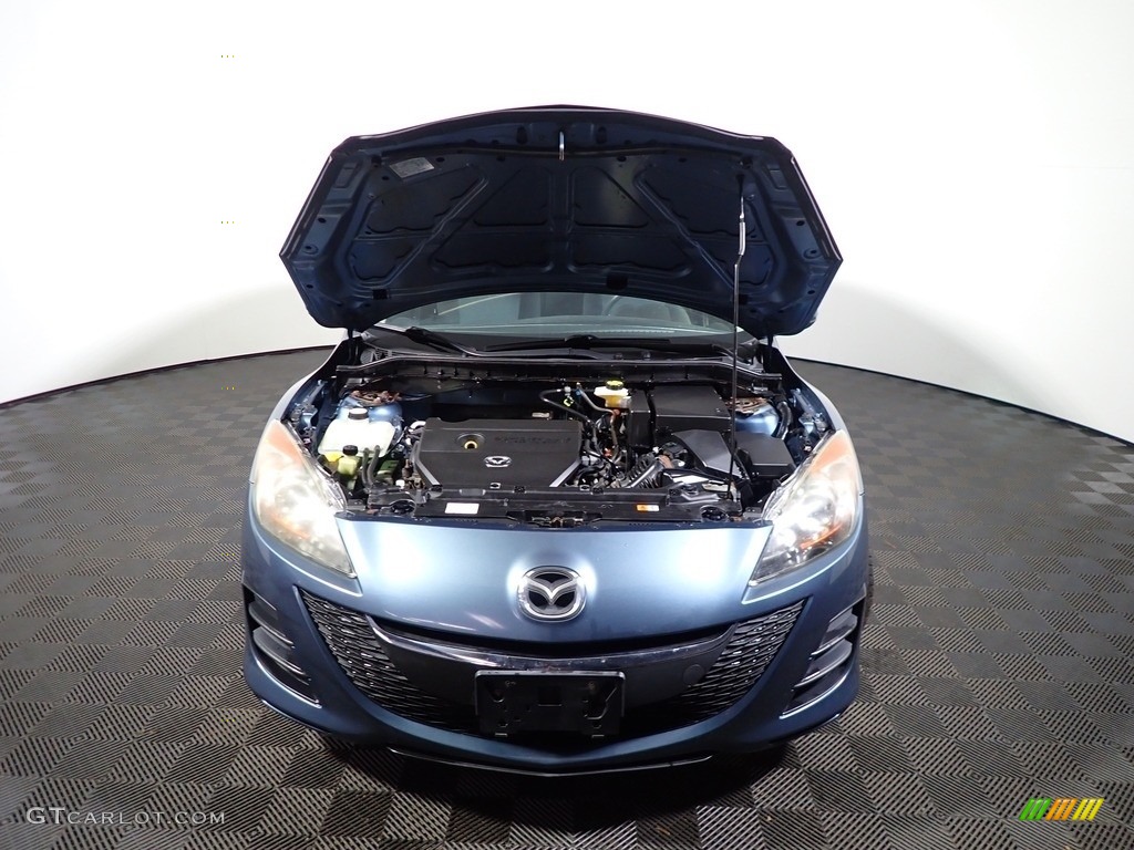 2010 MAZDA3 i Sport 4 Door - Gunmetal Blue Mica / Black photo #5