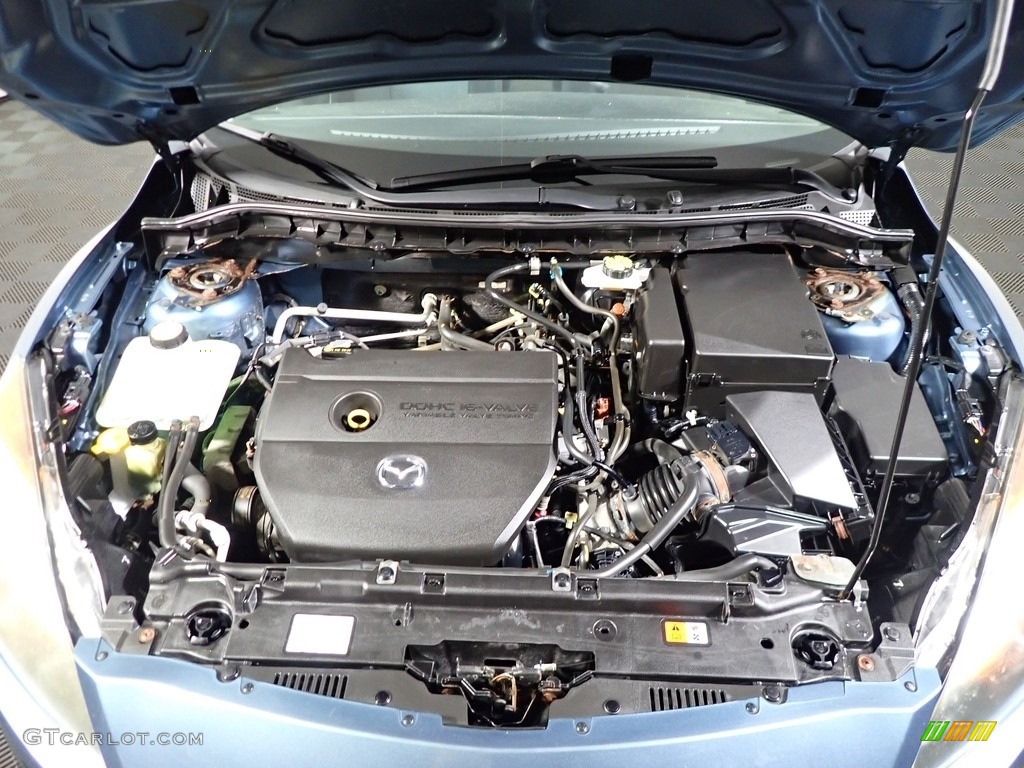 2010 MAZDA3 i Sport 4 Door - Gunmetal Blue Mica / Black photo #6
