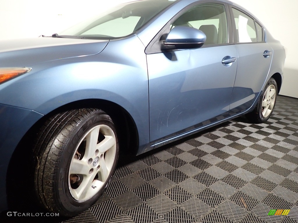 2010 MAZDA3 i Sport 4 Door - Gunmetal Blue Mica / Black photo #9