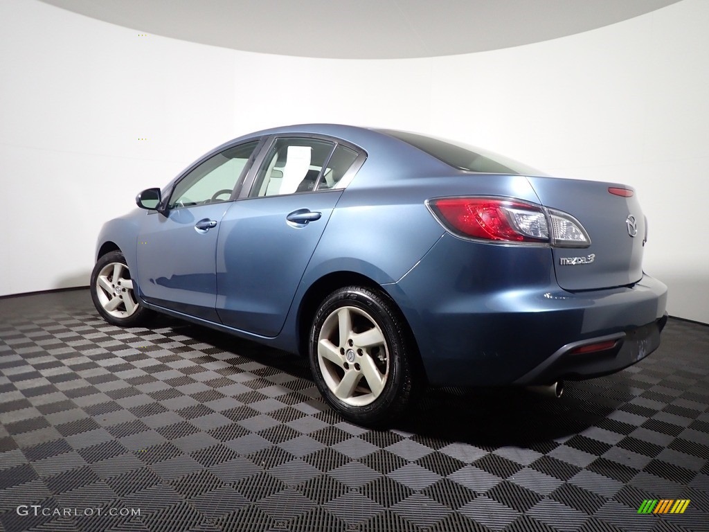 2010 MAZDA3 i Sport 4 Door - Gunmetal Blue Mica / Black photo #11