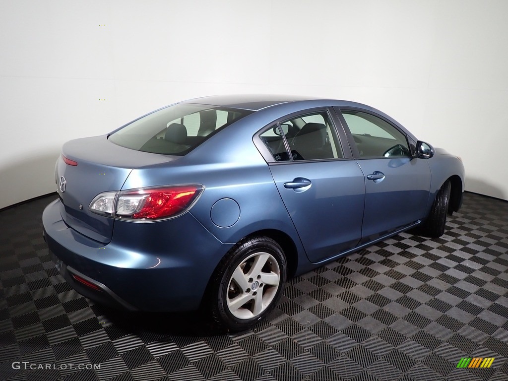 2010 MAZDA3 i Sport 4 Door - Gunmetal Blue Mica / Black photo #15