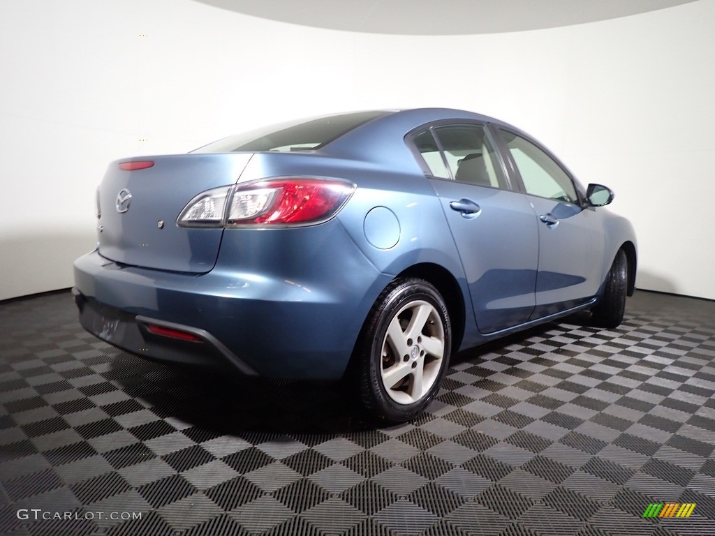 2010 MAZDA3 i Sport 4 Door - Gunmetal Blue Mica / Black photo #16