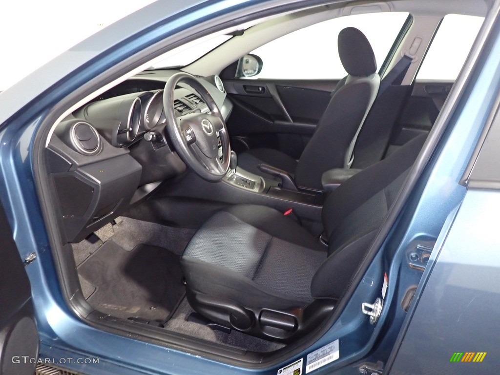 2010 MAZDA3 i Sport 4 Door - Gunmetal Blue Mica / Black photo #21