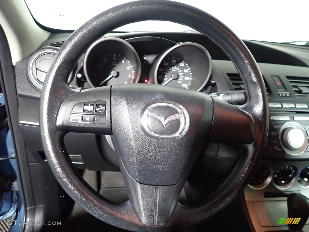 2010 MAZDA3 i Sport 4 Door - Gunmetal Blue Mica / Black photo #24