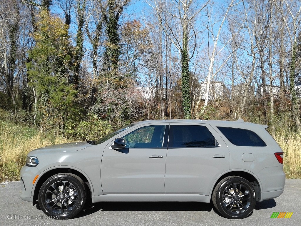 Destroyer Gray 2021 Dodge Durango SXT Plus Blacktop AWD Exterior Photo
