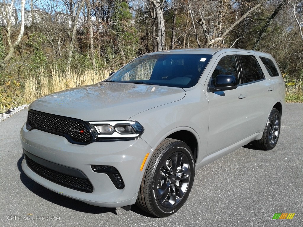 Destroyer Gray 2021 Dodge Durango SXT Plus Blacktop AWD Exterior Photo #140370649