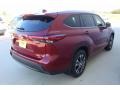 2021 Ruby Flare Pearl Toyota Highlander XLE  photo #8