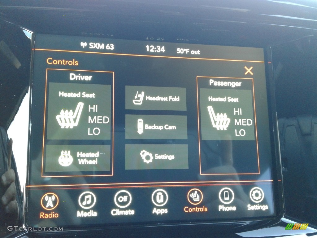 2021 Dodge Durango SXT Plus Blacktop AWD Controls Photo #140371297