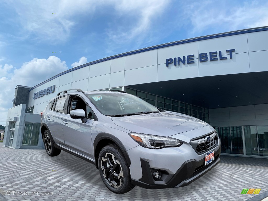2021 Crosstrek Limited - Ice Silver Metallic / Black photo #1
