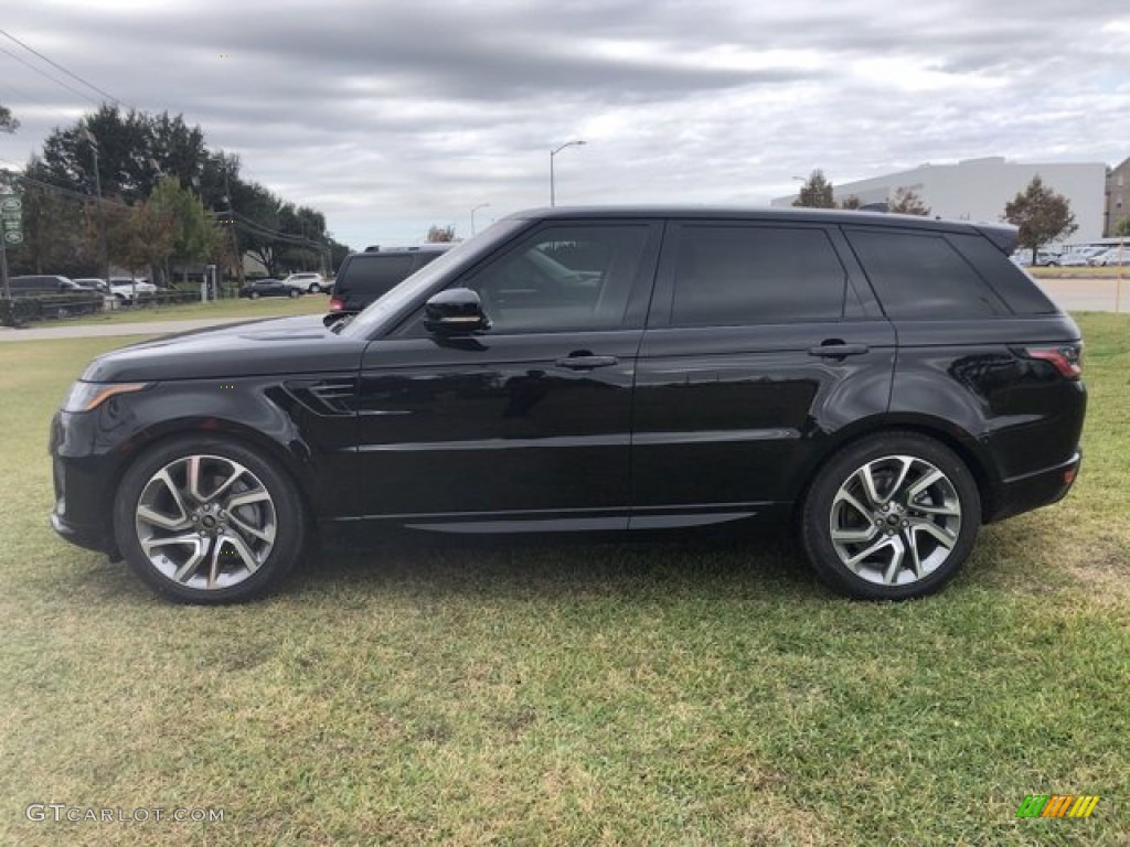 Santorini Black Metallic 2021 Land Rover Range Rover Sport HSE Silver Edition Exterior Photo #140372629