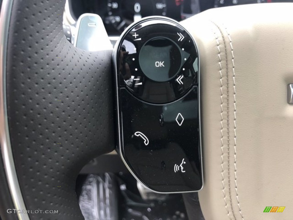 2021 Land Rover Range Rover Sport HSE Silver Edition Almond/Espresso Steering Wheel Photo #140372798