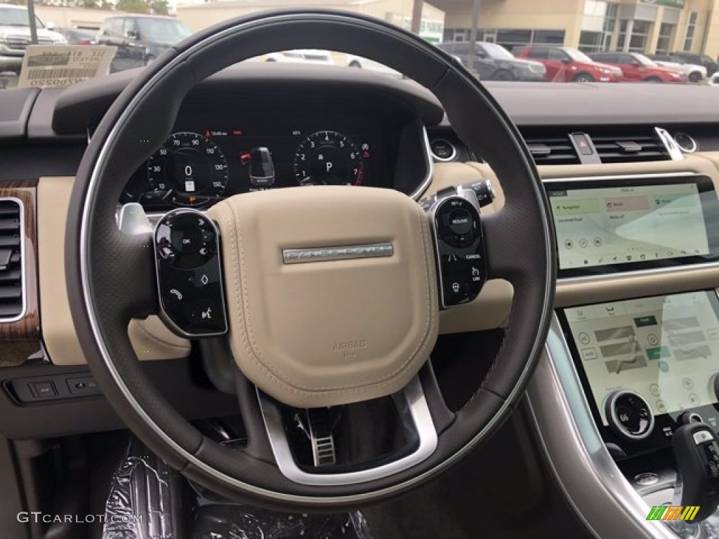 2021 Land Rover Range Rover Sport HSE Silver Edition Almond/Espresso Steering Wheel Photo #140372837