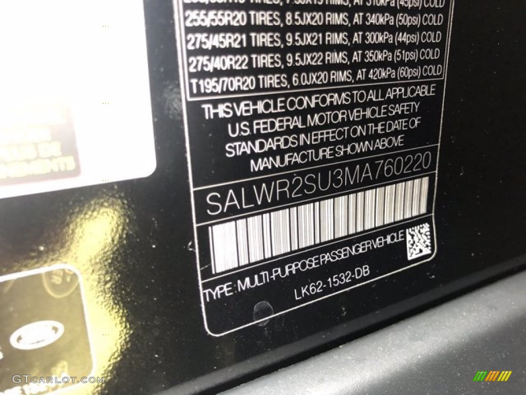 2021 Range Rover Sport HSE Silver Edition - Santorini Black Metallic / Almond/Espresso photo #33