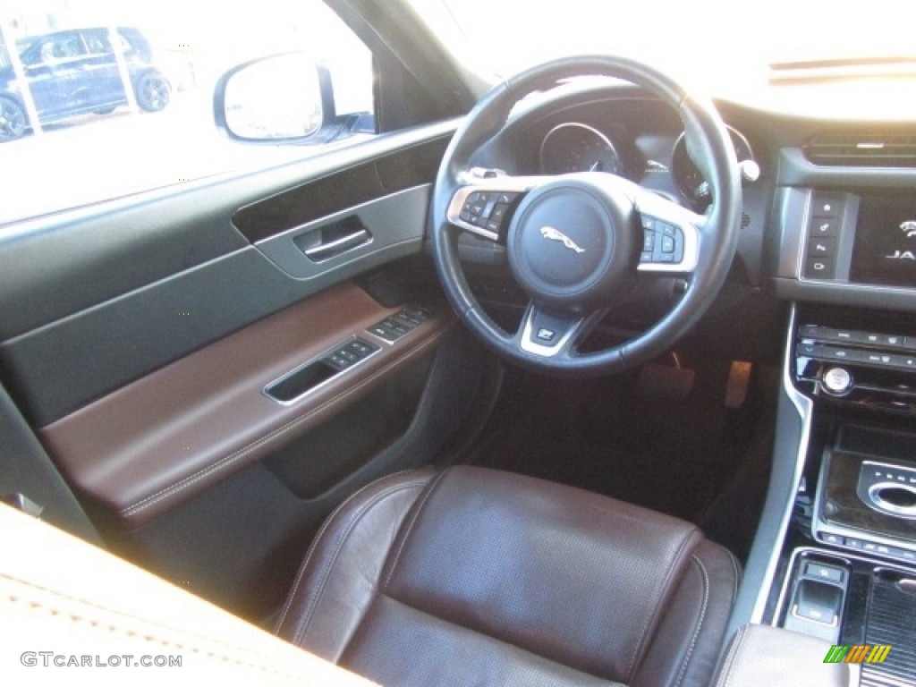 2016 XF 35t AWD - Glacier White / Brogue photo #12