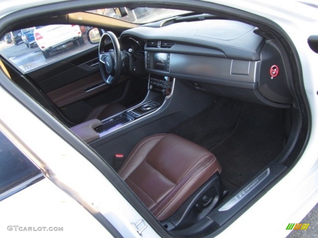 2016 XF 35t AWD - Glacier White / Brogue photo #22