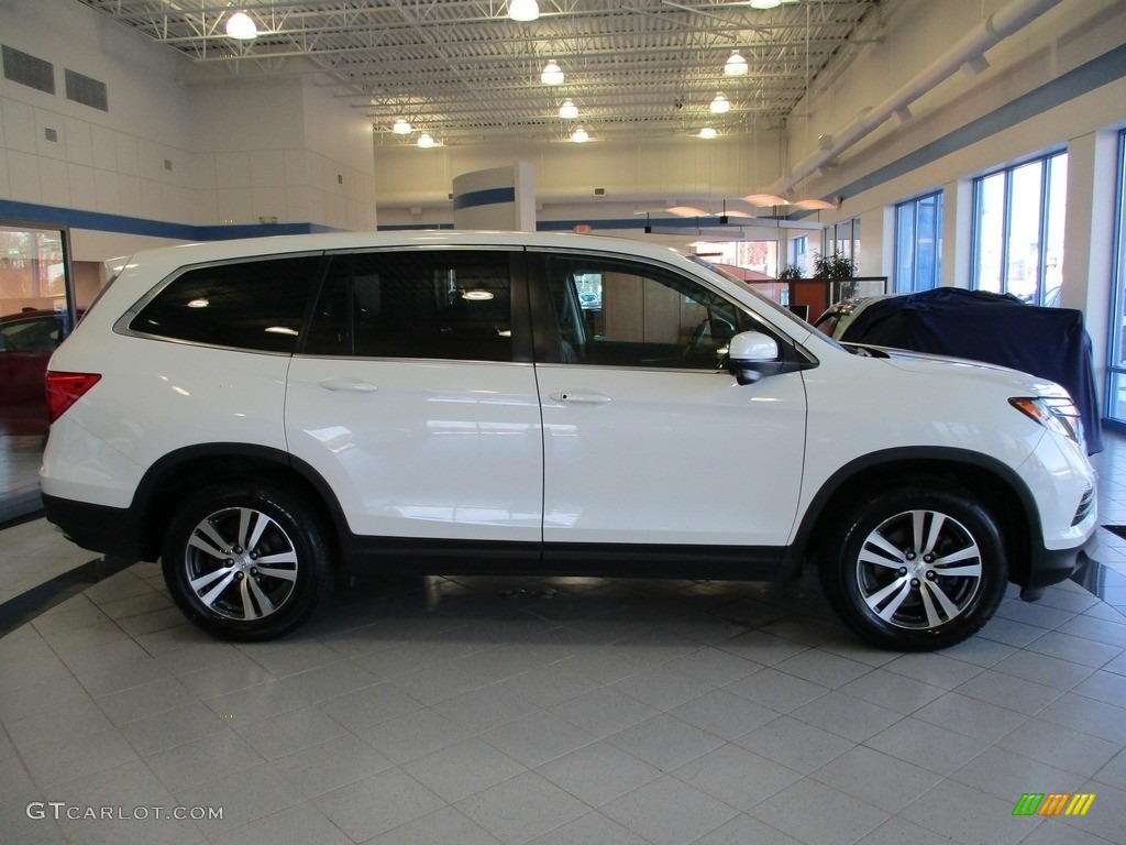 White Diamond Pearl 2018 Honda Pilot EX-L AWD Exterior Photo #140375684