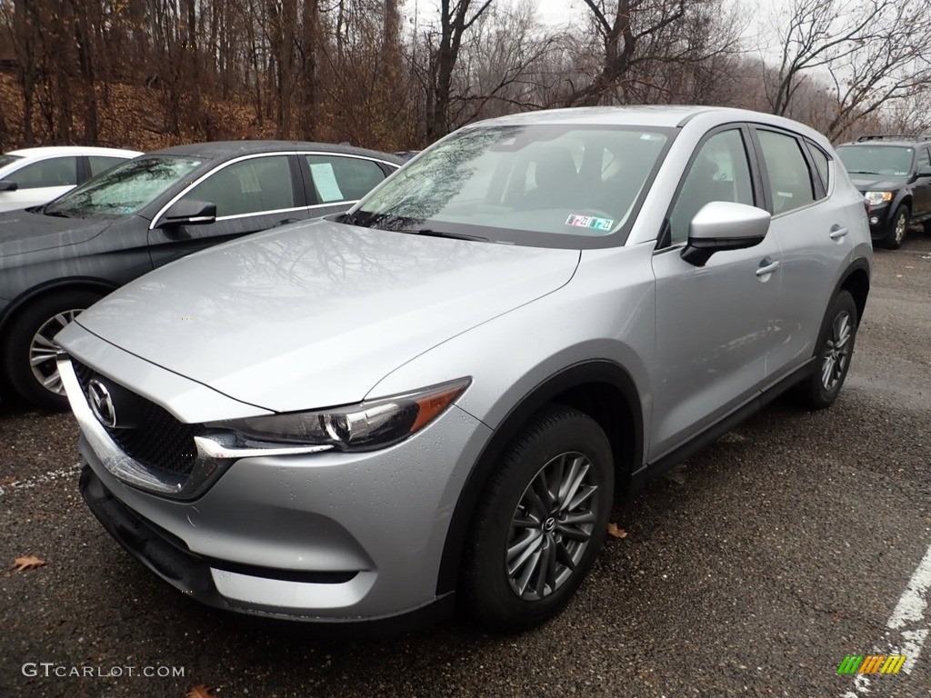 2018 CX-5 Sport AWD - Sonic Silver Metallic / Black photo #1