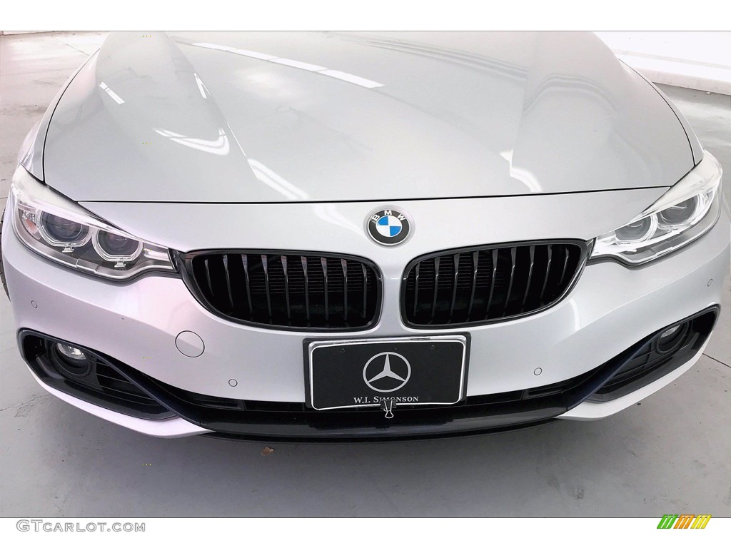 2016 4 Series 428i Coupe - Glacier Silver Metallic / Black photo #30