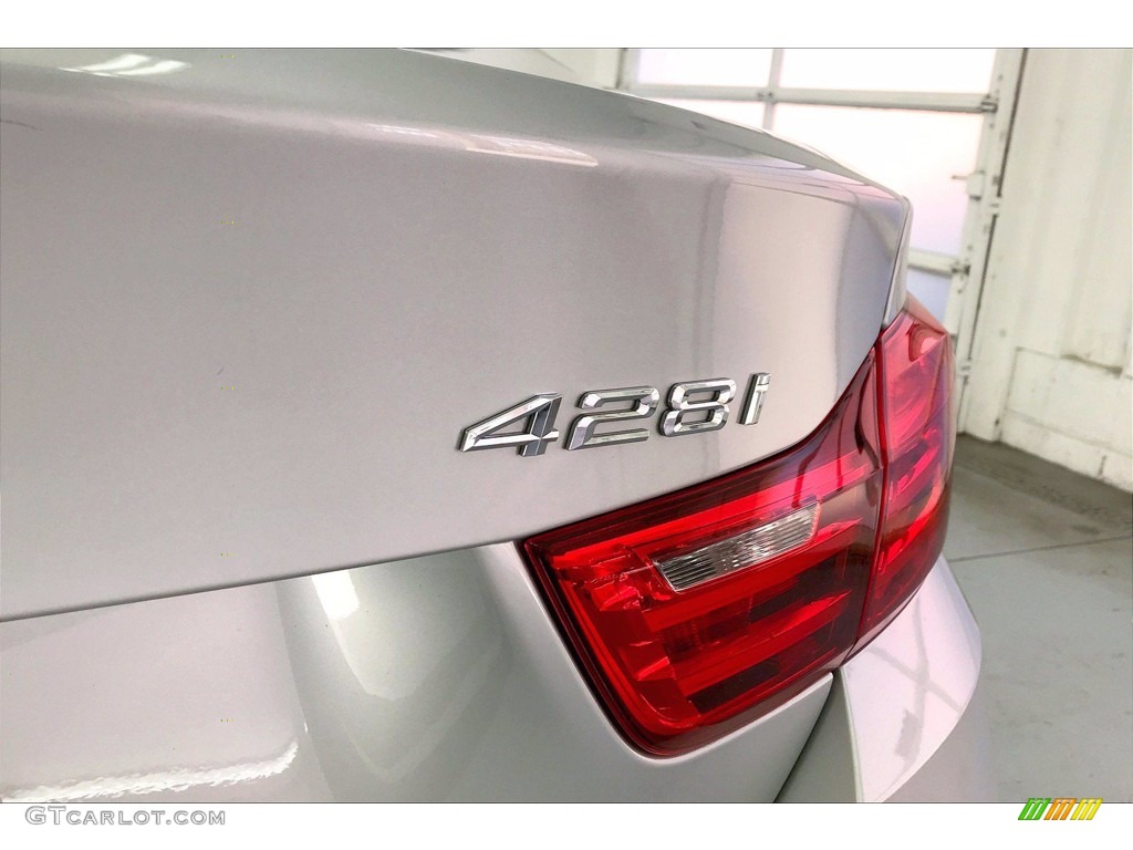 2016 4 Series 428i Coupe - Glacier Silver Metallic / Black photo #31
