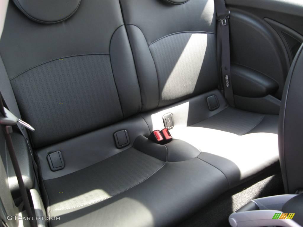 Punch Carbon Black Leather Interior 2009 Mini Cooper S Hardtop Photo #14037599