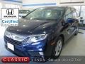 2018 Obsidian Blue Pearl Honda Odyssey EX-L  photo #1