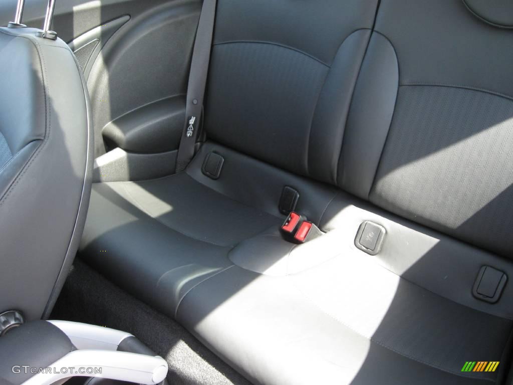 Punch Carbon Black Leather Interior 2009 Mini Cooper S Hardtop Photo #14037649