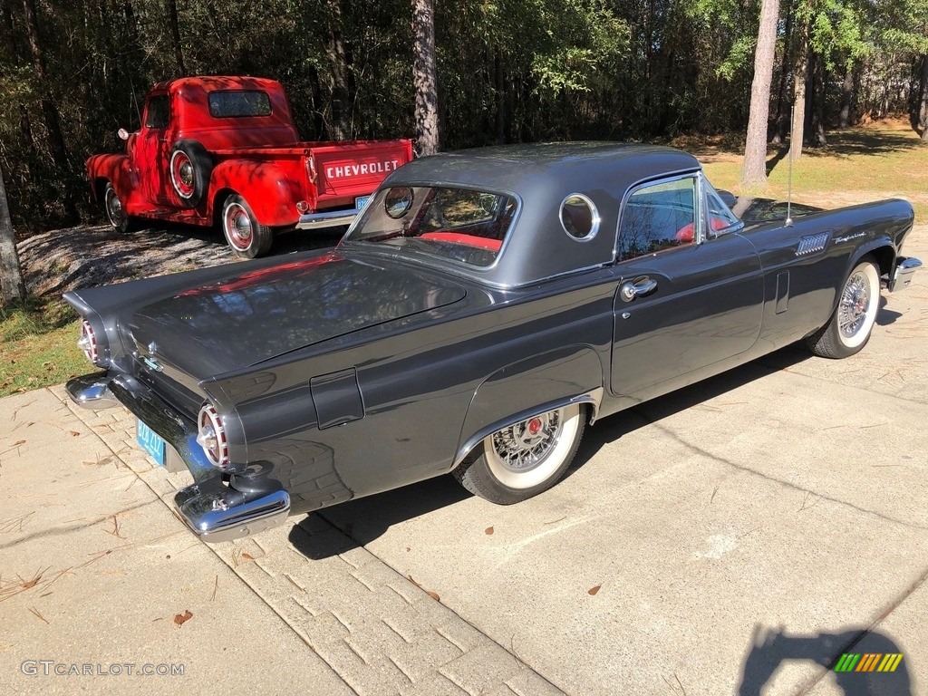 Gunmetal Gray 1957 Ford Thunderbird Convertible Exterior Photo #140377106