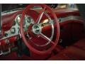 1957 Ford Thunderbird Flame Red Interior Steering Wheel Photo
