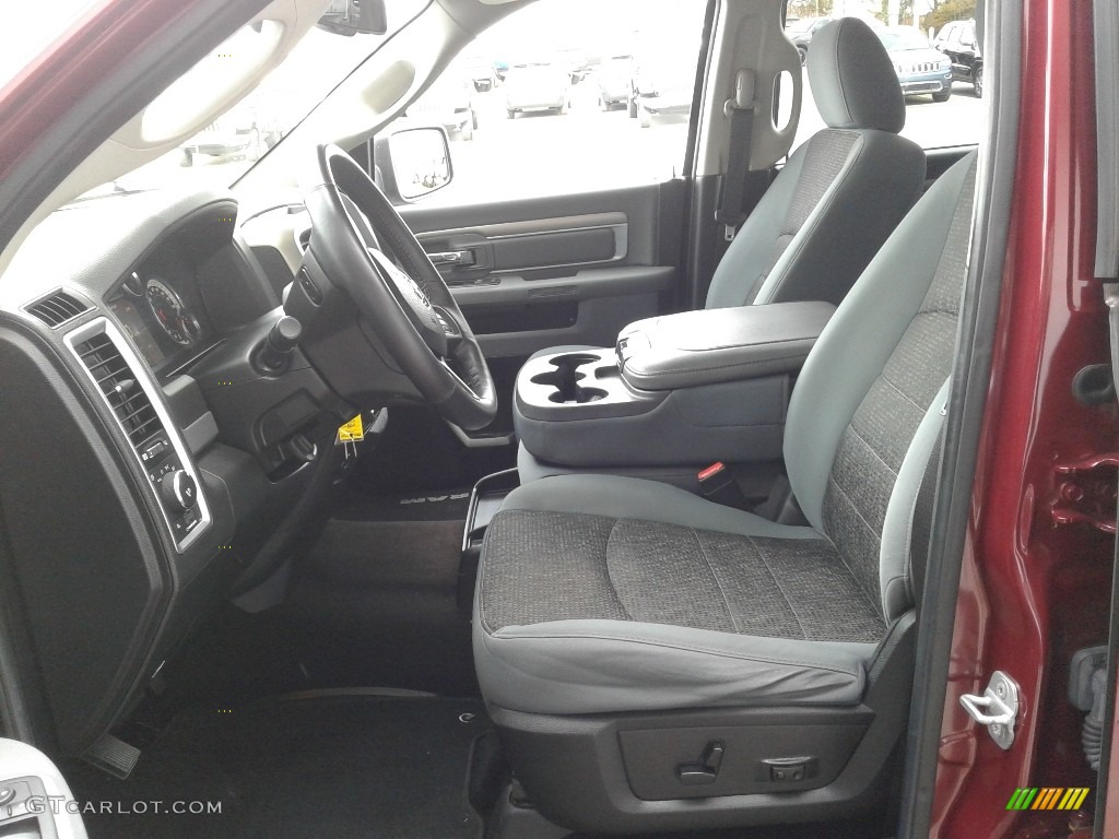 2014 1500 Big Horn Crew Cab - Deep Cherry Red Crystal Pearl / Black/Diesel Gray photo #11