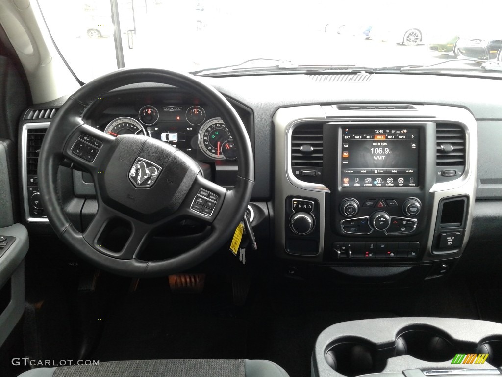 2014 1500 Big Horn Crew Cab - Deep Cherry Red Crystal Pearl / Black/Diesel Gray photo #15