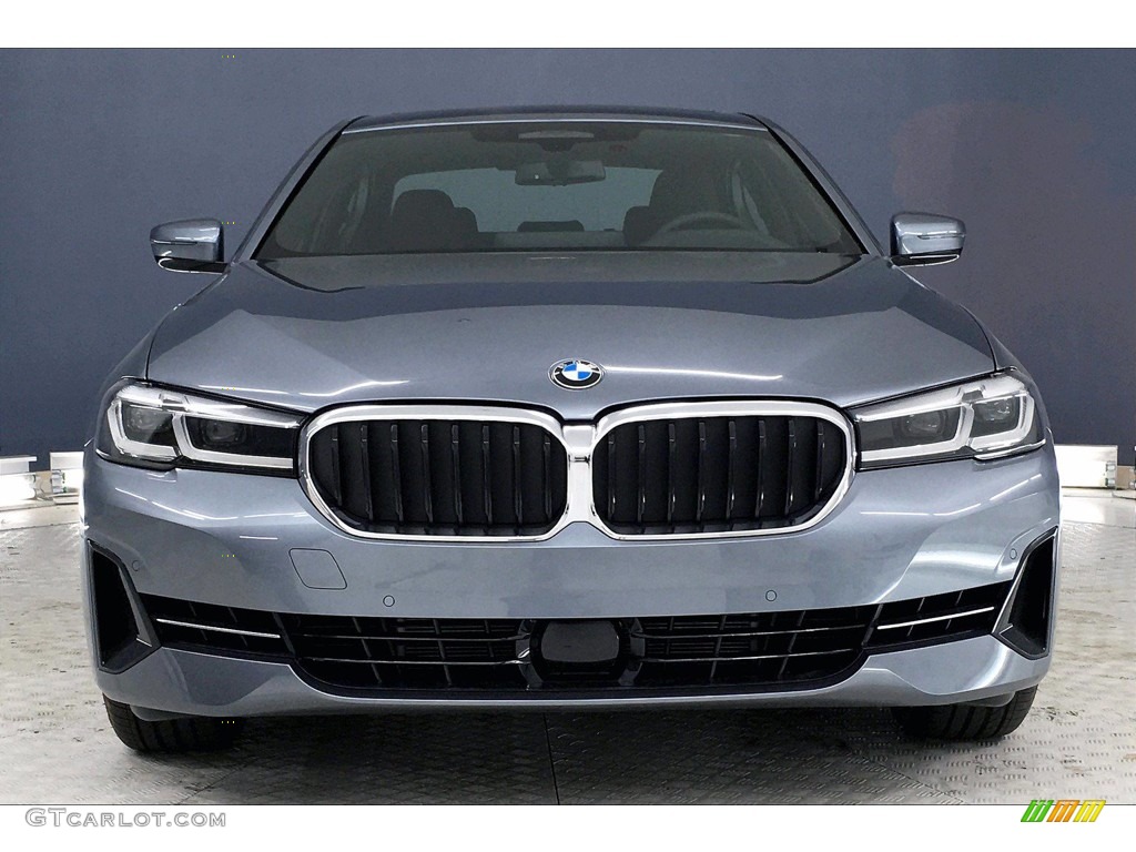 2021 5 Series 540i Sedan - Bluestone Metallic / Black photo #2