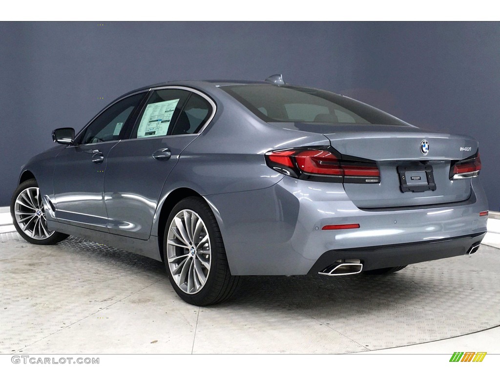2021 5 Series 540i Sedan - Bluestone Metallic / Black photo #3