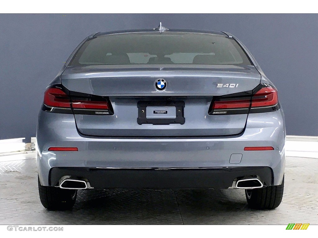 2021 5 Series 540i Sedan - Bluestone Metallic / Black photo #4