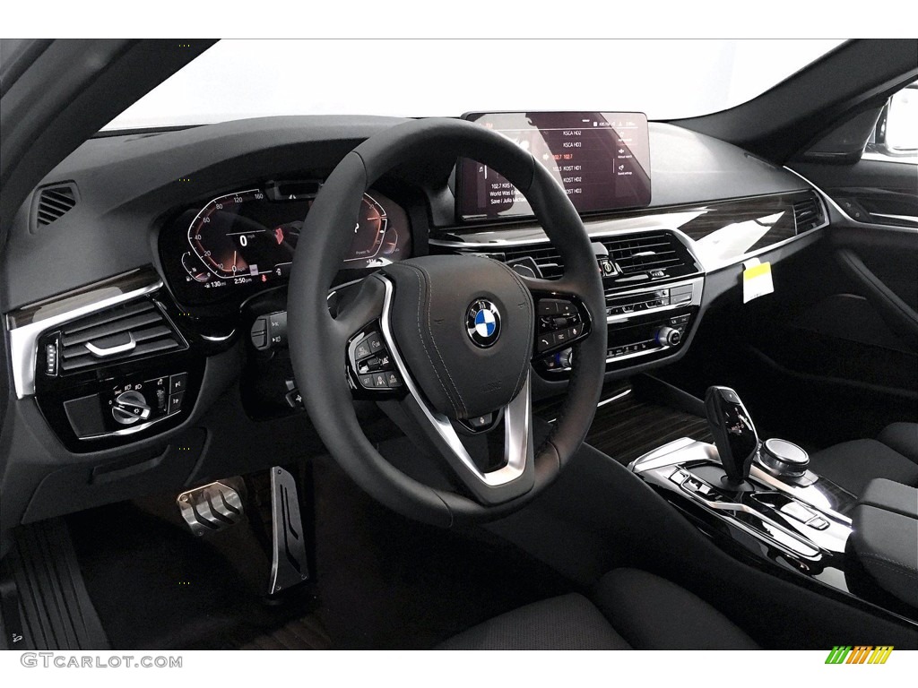 2021 5 Series 540i Sedan - Bluestone Metallic / Black photo #7