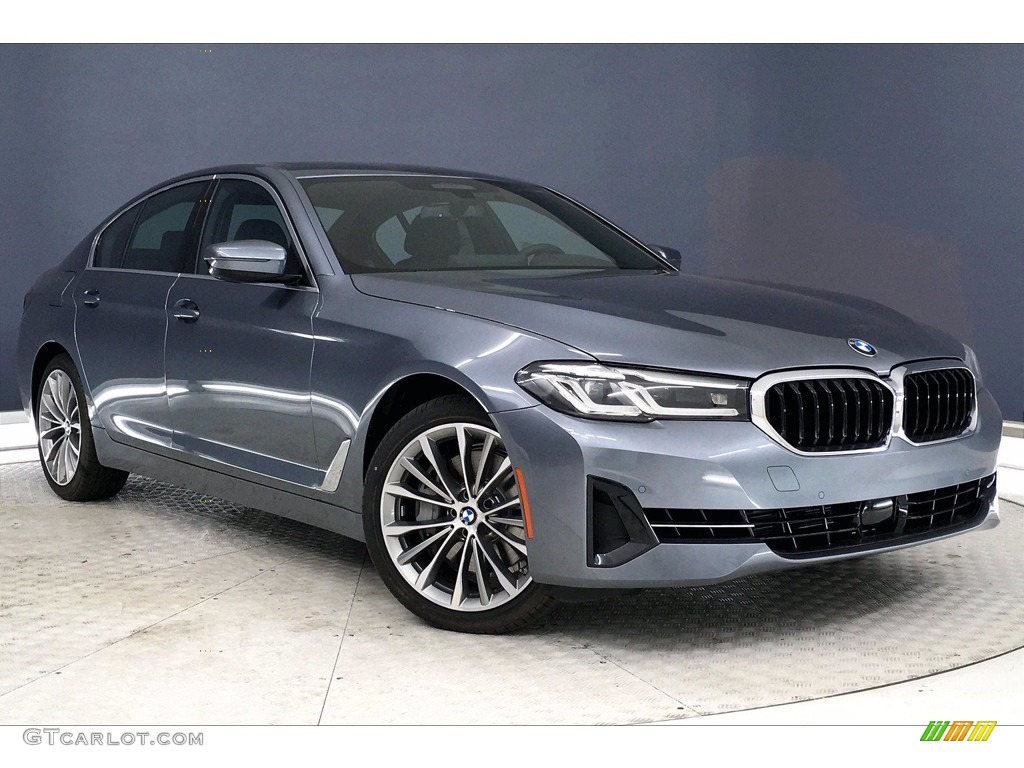 2021 5 Series 540i Sedan - Bluestone Metallic / Black photo #19