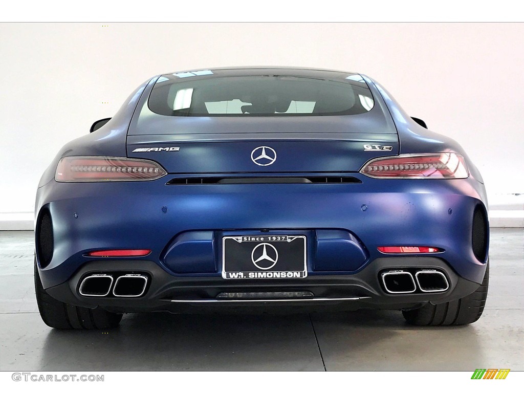 2020 AMG GT C Coupe - designo Brilliant Blue Magno (Matte) / Black w/Dinamica photo #3