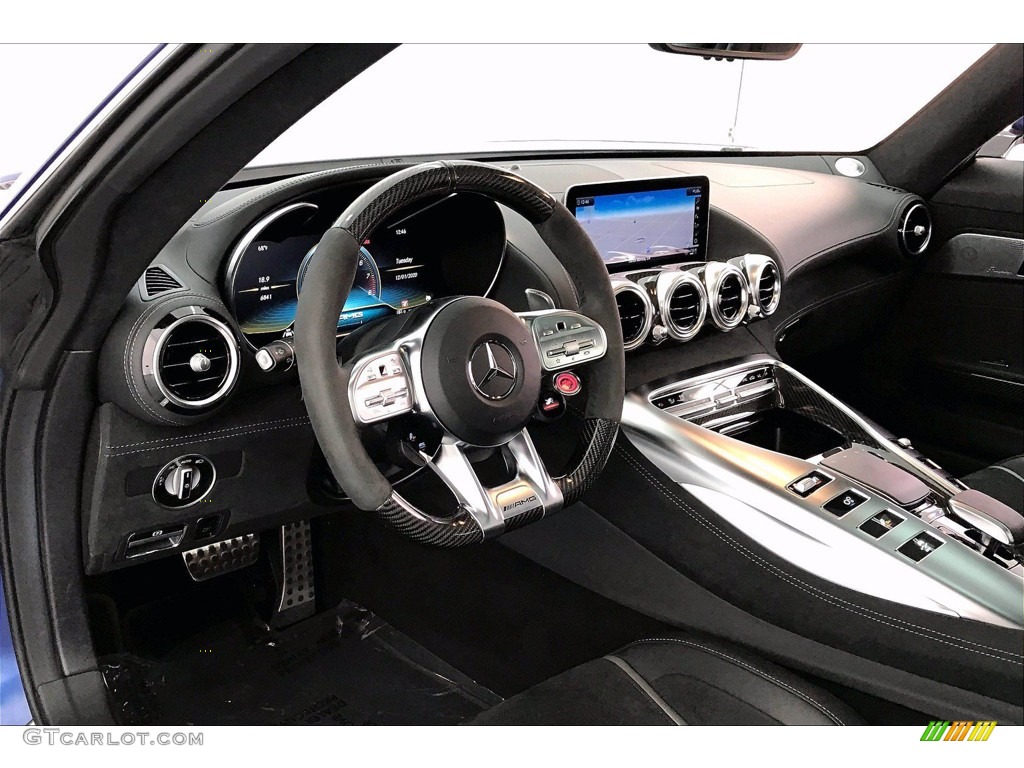 2020 AMG GT C Coupe - designo Brilliant Blue Magno (Matte) / Black w/Dinamica photo #4