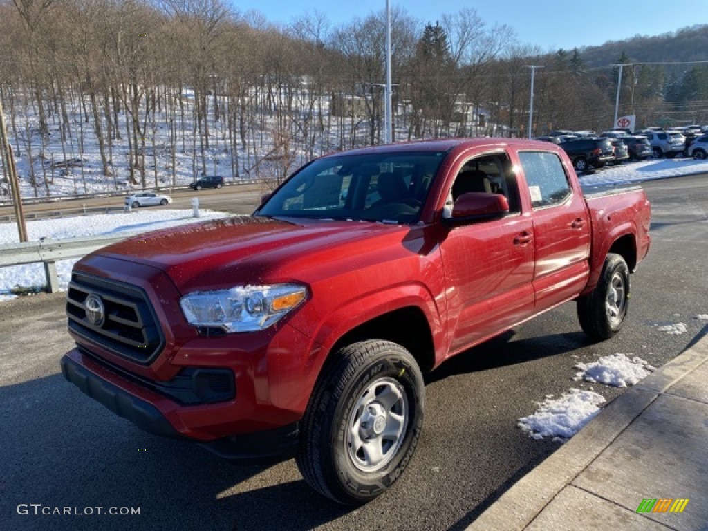 2021 Tacoma SR Double Cab 4x4 - Barcelona Red Metallic / Cement photo #12