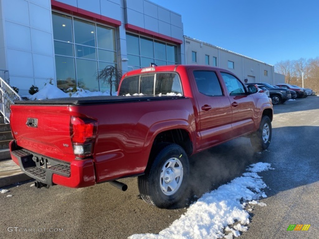 2021 Tacoma SR Double Cab 4x4 - Barcelona Red Metallic / Cement photo #13