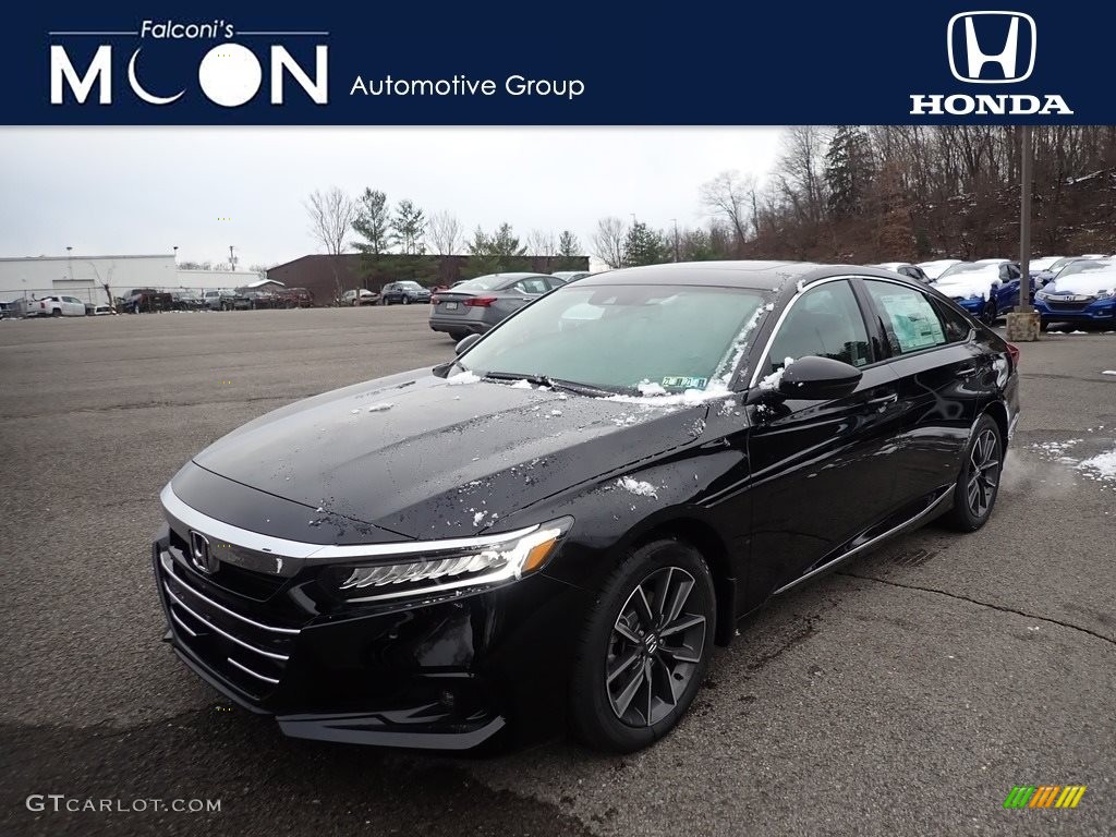 2021 Accord EX-L - Crystal Black Pearl / Black photo #1