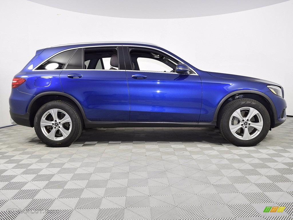 2018 GLC 300 4Matic - Brilliant Blue Metallic / Silk Beige/Espresso Brown photo #2